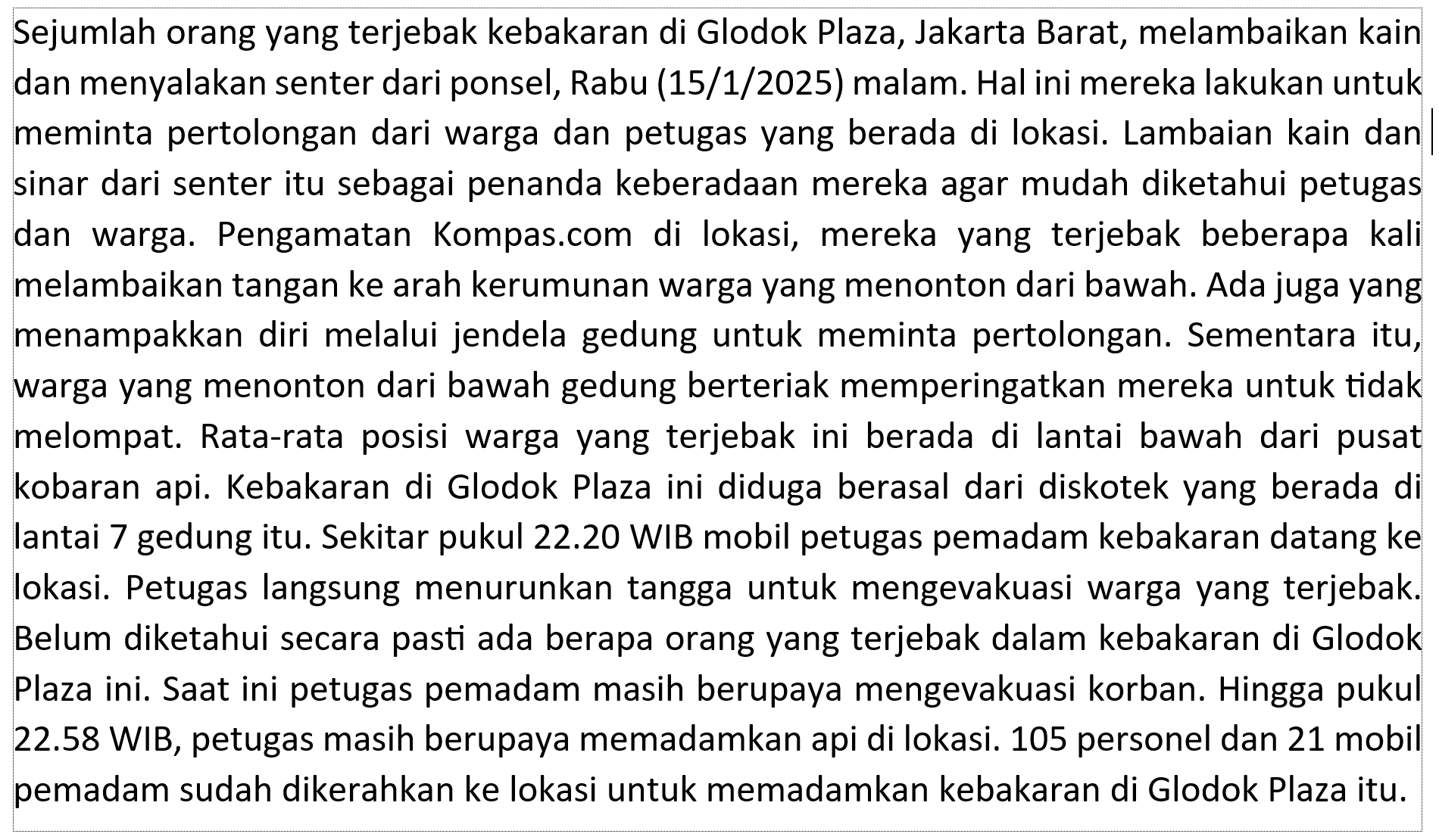 Soal 1 Informasi Teks