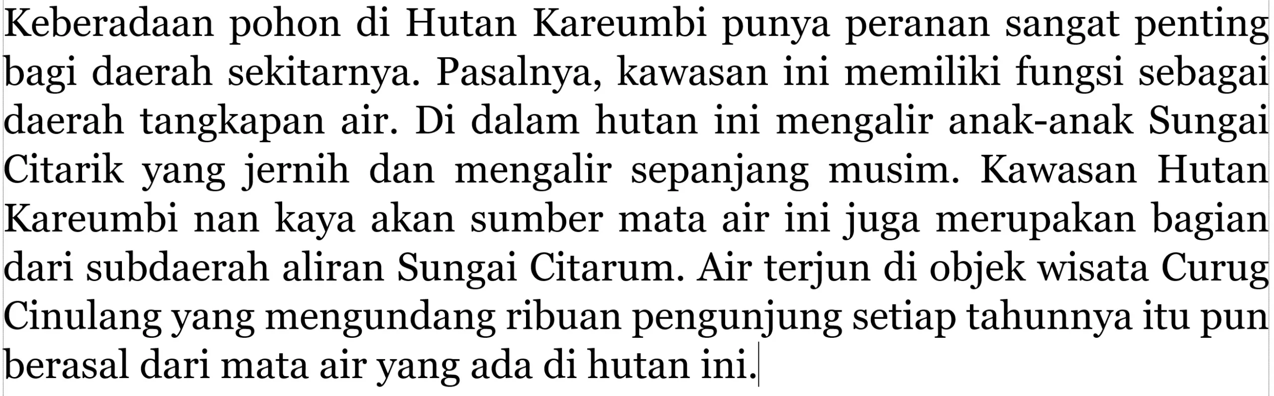 Soal 5 - Simpulan Paragraf