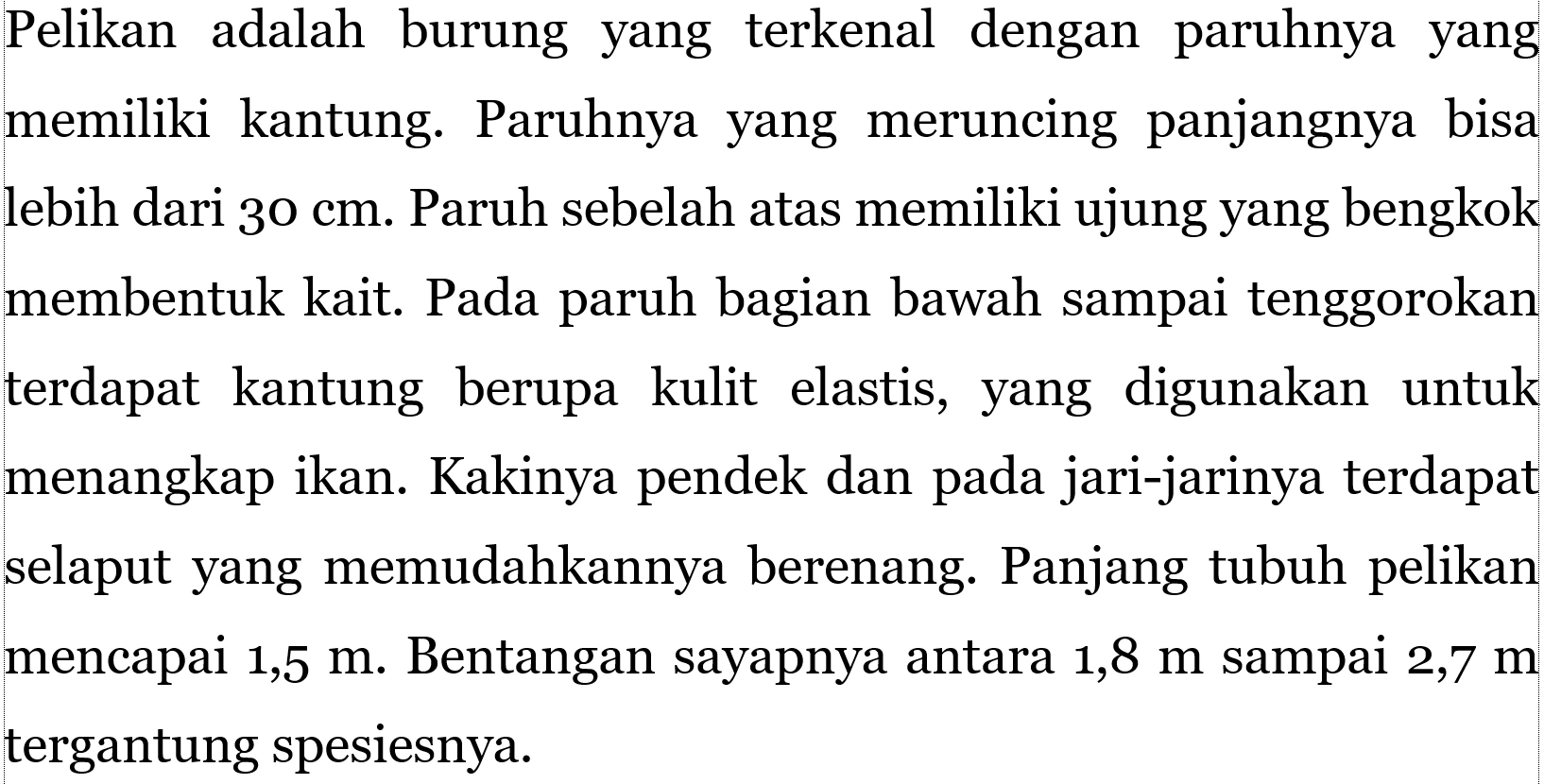 Soal 1 Teks Laporan Hasil Observasi