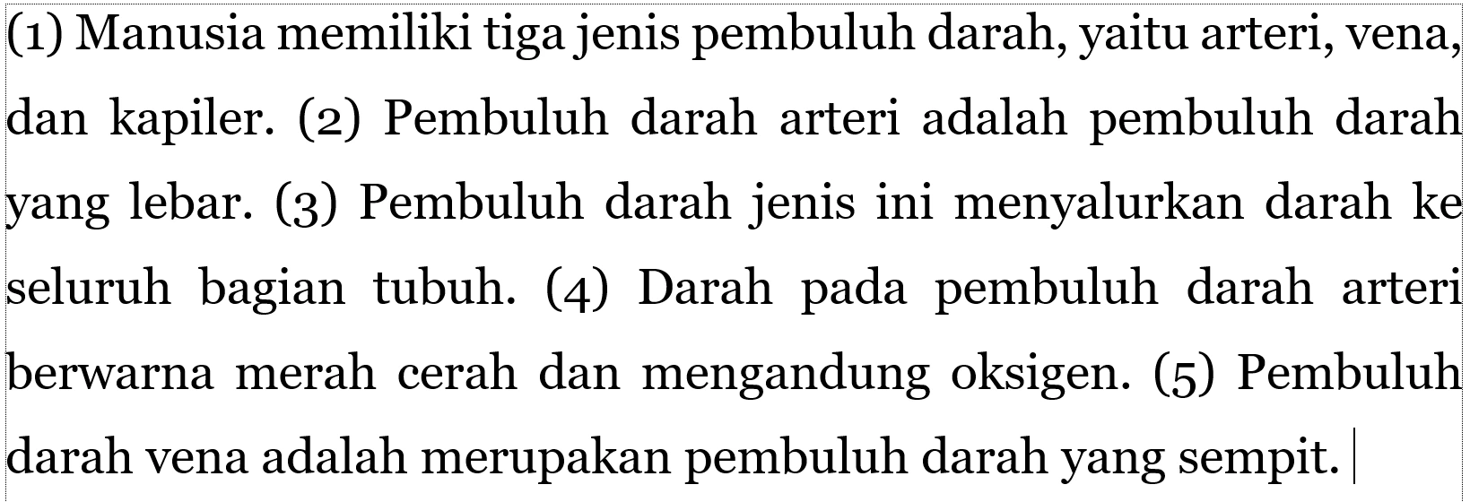 Soal 2 Teks Laporan Hasil Observasi