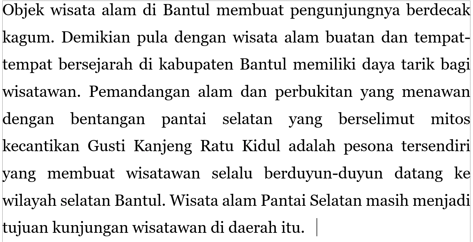 Soal 4 Teks Laporan Hasil Observasi