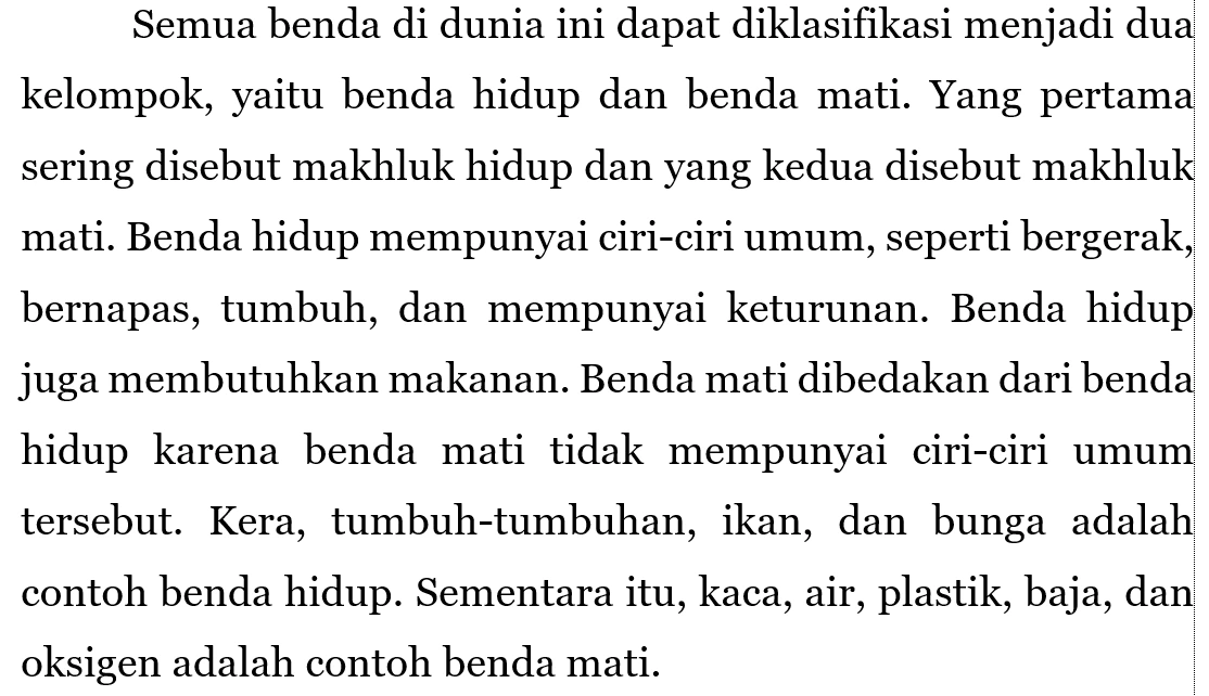 Soal 6 Teks Laporan Hasil Observasi